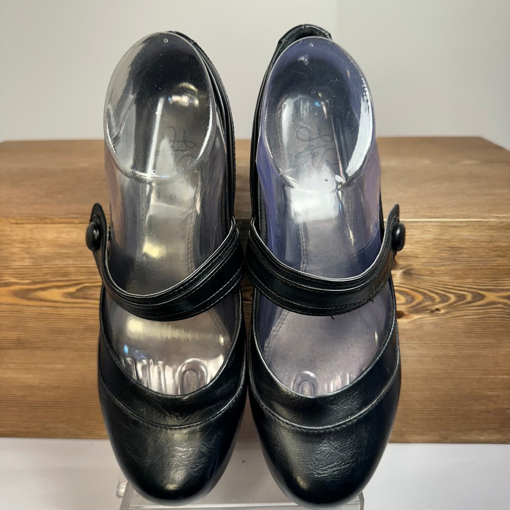 Life Stride Mary Jane Clog Comfort Heels SZ 8M Soft System Academia Grunge Retro - Picture 4 of 10